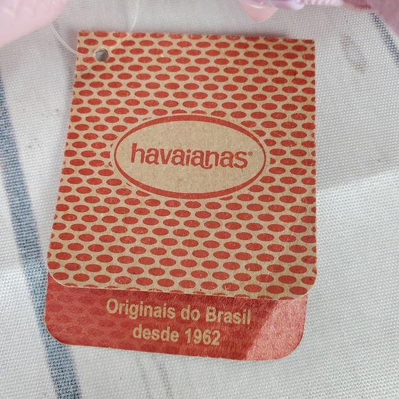 2/$25 Havaianas Brasil Kitty Sandals Pink  Size 4/5C - Picture 3 of 12